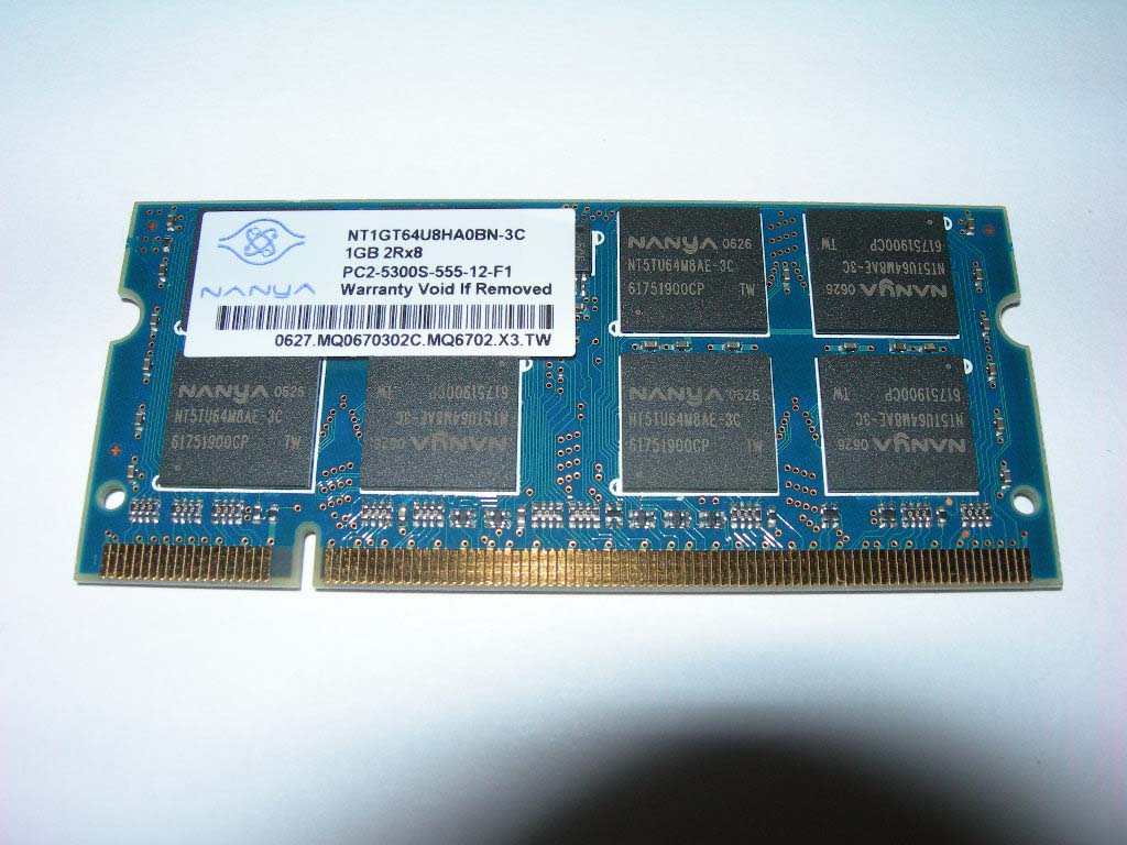   Barrette mémoire NANYA 1 GO SO DIMM DDR2 PC2 5300